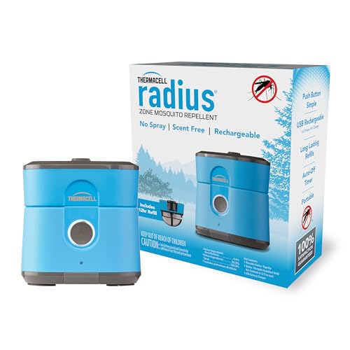 Thermacell Mosquito Repellent Radius Zone, Gen 2.0, Rechargeable; Includes 12-Hour Mosquito Repellent Refill; No Candle or Flame, Easy to Use & Long Lasting; DEET Free Bug Spray Alternative - Click to Buy