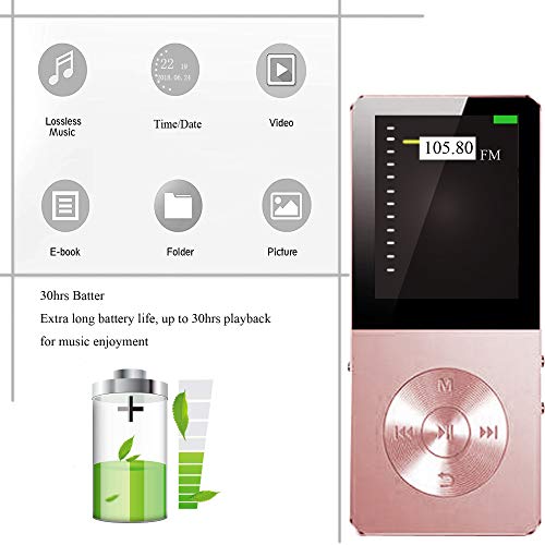 Mp3 Player, Hotechs Hi-Fi Sound, with FM Radio, Recording Function Build-in Speaker Expandable Up to 64GB with Noise Isolation Wired Earbuds - Click to Buy