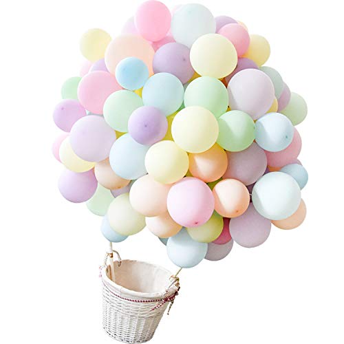 Balayaya 100pcs Pastel Latex Balloons 10 Inches Assorted Rainbow Candy Colored Party Balloons for Girls Wedding Birthday Party Baby Shower Party Supplies - Click to Buy