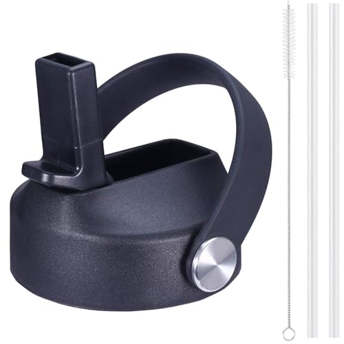 SENDESTAR Spout Lid for Hydroflask Wide Mouth Water Bottle Fits 18 oz 20 oz 32 oz 40 oz 73 oz,Chug Cap Flexible Handle Compatible, Takeya, Simple Modern, Wide Mouth Water Bottle - Click to Buy