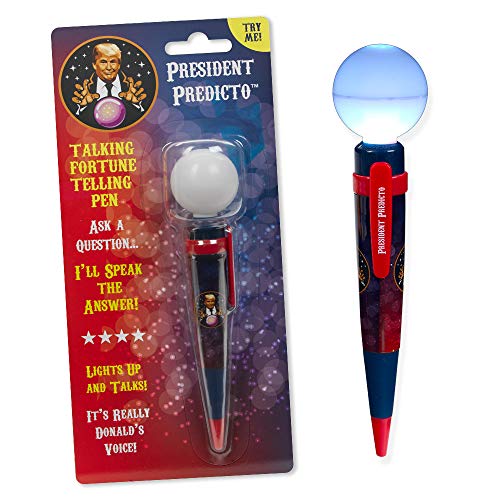 President Predicto - Donald Trump Talking Fortune Telling Pen - Ask a YES or NO Question & Trump Speaks The Answer - Greatest Way to Discover Your Future - Like a Next Generation Magic 8 Ball - Click to Buy