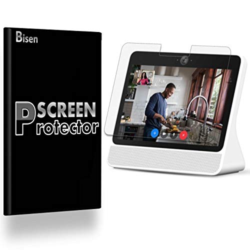 [4-Pack BISEN] Fit for Facebook Portal Screen Protector, HD Clear, Anti-Scratch, Anti-Bubble, Lifetime Protection - Click to Buy