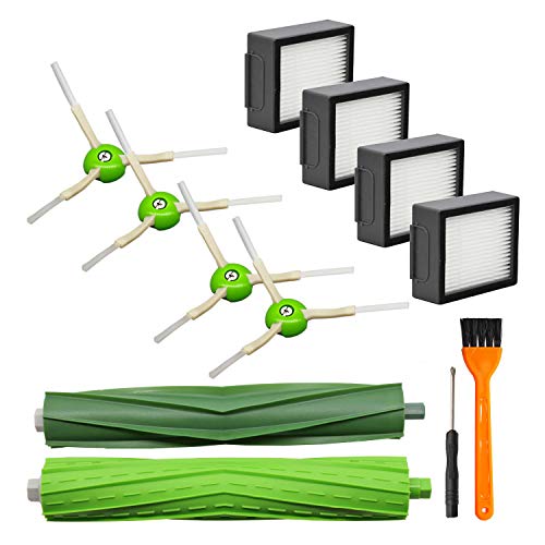 Lemige 1 Pack Multi-Surface Brush Roll 1868 + 1 Pack Area Rug Brush Roller 1934 for Bissell CrossWave Cleaner, Compare to Part # 1608683, 160-8683,1608017,16080-17 - Click to Buy