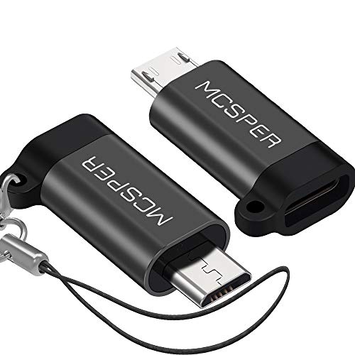 USB C to Micro USB Adapter (4 Pack),Type C Female to Micro USB Male Convert Connector with String Charge & Data Sync Compatible Samsung Galaxy S7 Edge S6 S4, LG Nexus 5 4, Motorola Moto G6 Play(Black) - Click to Buy