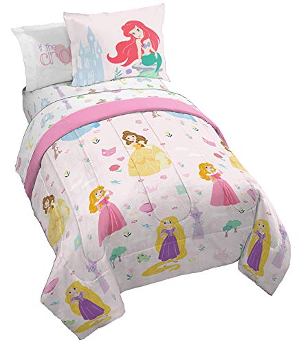 Jay Franco Disney Princess Paper Cut Bed Set, Full - Click to Buy