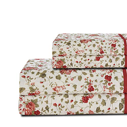 Bedlifes Bettwäsche-Set mit tiefen Taschen, Bettlaken und Spannbetttuch und Kissenbezug, 100 % Mikrofaser King 4 - Click to Buy