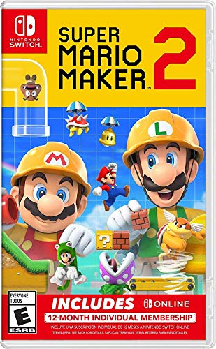 Super Mario Maker 2 + Nintendo Switch Online 12-Month Individual Membership - Nintendo Switch - Click to Buy