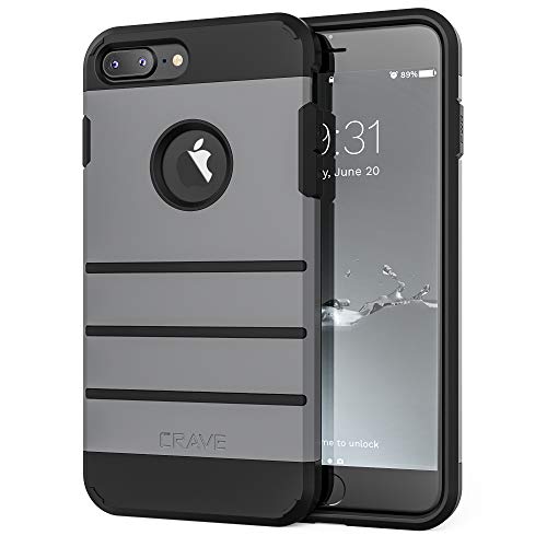 Crave iPhone 8 Plus Case, iPhone 7 Plus Case, Strong Guard Protection Series Case for Apple iPhone 8/7 Plus (5.5 Inch) - Slate - Click to Buy
