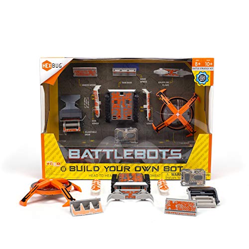 HEXBUG BattleBots Build Your Own Bot Tank Drive, Toys for Kids, Fun Battle Bot Hex Bugs (Orange) - Click to Buy