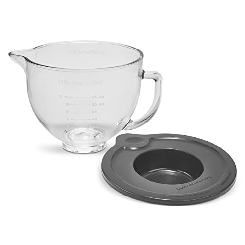 KitchenAid Stand Mixer Bowl, 5 quart, Glass with Measurement Markings - Click to Buy