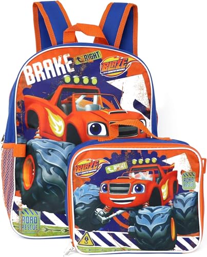 Blaze and the Monster Machines Backpack with Insulated Lunchbox (blue/multi)