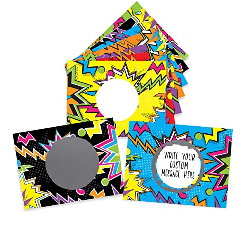 My Scratch Offs 50 Pack Zig Zag Variety DIY Scratch Off Cards Tickets for Teacher Supplies, Classroom Must Haves, Motivational Cards for Students & for Small Business - Click to Buy