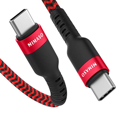 NIMASO USB C to USB C Cable 3.0 Fast Charging[3.3FT], USB Type C PD Cord 60W 5Gbps Compatible with Samsung Galaxy S20 S20+ S10 Note 10,iPad pro 2020/2018,Google Pixel 4 3a 3 2 XL,MacBook Air 2020 - Click to Buy