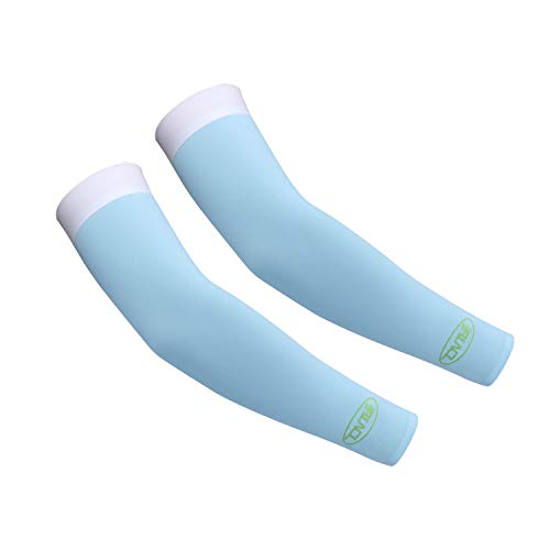RUNCL Arm Sleeves, Sun Sleeves, Arm Covers (Blue) - Click to Buy
