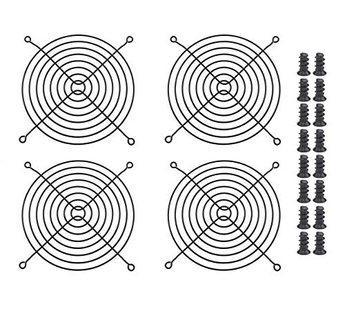 Easycargo Fan Grill/Guard (140mm, Black 4pcs) - Click to Buy
