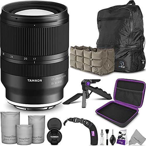 Tamron 17-28mm f/2.8 Di III RXD Lens for Sony E with Advanced Photo & Travel Bundle - Click to Buy