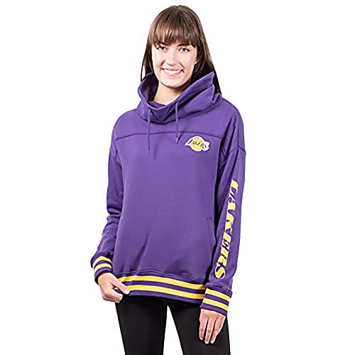 Ultra Game NBA Women's Fleece Pullover Sweatshirt Funnel Neck - Click to Buy