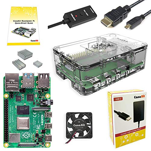CanaKit Raspberry Pi 4 4GB Basic Starter Kit with Fan (4GB RAM) - Click to Buy