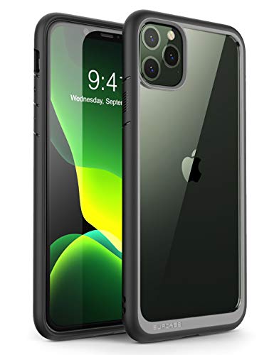 SUPCASE iPhone 11 Pro Max Hülle Slim Case Premium Handyhülle Transparent Schutzhülle Dünn Backcover [Unicorn Beetle Style] 6.5 Zoll 2019 Ausgabe (Schwarz) - Click to Buy