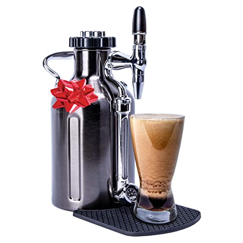 GrowlerWerks uKeg Nitro Cold Brew Coffee Maker, 50 oz, Black Chrome - Click to Buy