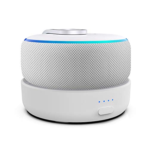 GGMM D3 Echo dot Battery Base, Dot 3rd Gen Accessories, Echo Dot Charger(Power Cord and Echo Dot 3rd Generation is Not Included) - Click to Buy