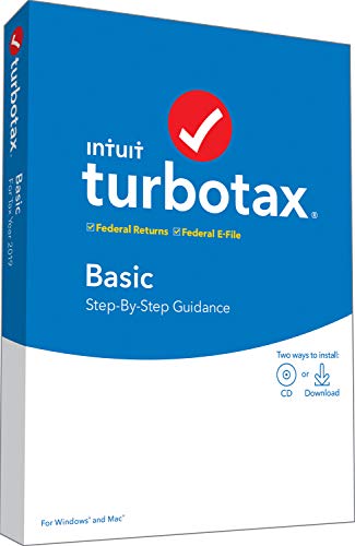 [Old Version] TurboTax Basic 2019 Tax Software [PC/Mac Disc] - Click to Buy