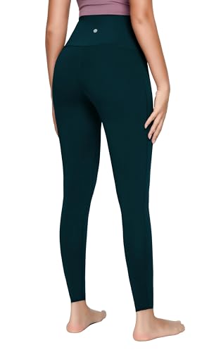 QUEENIEKE Workout Leggings for Women High Waisted Tummy Control Yoga Pants for Gym, Running, and Fitness (True Navy, M) - Click to Buy