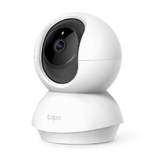 TP-Link Tapo Smart Pan/Tilt Indoor Security Camera, 360° Motion Tracking, 1080p Full HD WiFi Camera for Pet/Baby, Night Vision, 2-Way Audio, 128 GB Local Storage, Works w/Alexa & Google (Tapo C200) - Click to Buy