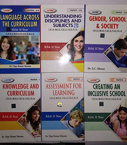Knowledge And Curriculum, Gender School & Society, Assessment For Knowledge, Understanding Disciplines And Subjects, Language Across The Curriculum, Creating an Inclusive School in English Language - Click to Buy