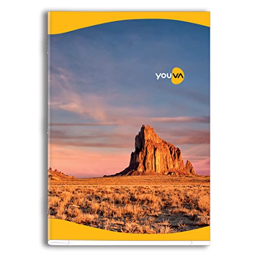 Navneet Youva YOUVA Soft Bound/Soft Cover Long Book/Notebook For Students | 21 Cm X 29.7 Cm | Single Line | 172 Pages | Pack Of 6 (Cover May Vary) - Click to Buy