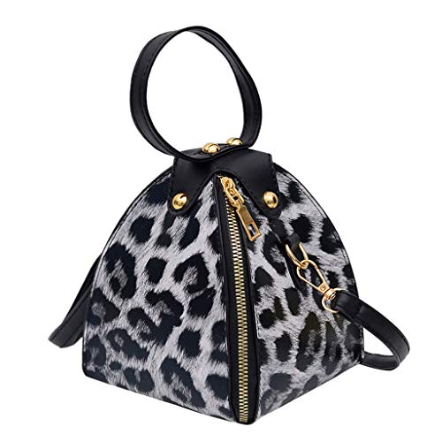 Yoyorule Fashion Women’ s Leopard Print Large Capacity PU Leather Shoulder Bag Messenger Bag Crossbody Phone Bag Handbag (One Size, C), C, One Size - Click to Buy