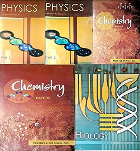 NCERT Combo textbooks class 12th physics part 1&2 chemistry part 1&2 and biology (pack of 5 books)