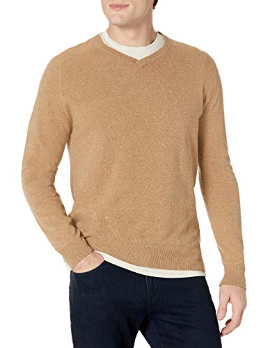 Billy Reid Men's Saddle V Neck Sweater, Camel, Small - Click to Buy