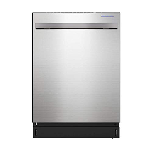 SHARP Slide-In Dishwasher, Stainless Steel Finish, 24" Wide, Soil Sensors, Premium White LED Interior Lighting, Smooth Glide Rails, Heated Dry Option, Responsive Wash Cycles, Power Wash Zone - Click to Buy