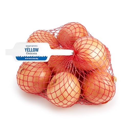 Amazon Grocery, Yellow Onions, 3 Lb (Previously Fresh Brand, Packaging May Vary) - Click to Buy