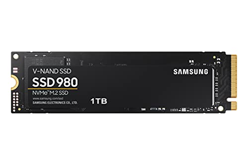 SAMSUNG 980 SSD 1TB PCle 3.0x4, NVMe M.2 2280, Internal Solid State Drive, Storage for PC, Laptops, Gaming and More, HMB Technology, Speeds of up-to 3,500MB/s, MZ-V8V1T0B/AM [Canada Version] - Click to Buy