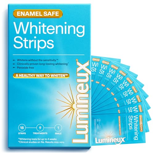 Lumineux Teeth Whitening Strips 7 Treatments - Enamel Safe for Whiter Teeth - Whitening Without the Sensitivity - Dentist Formulated and Certified Non-Toxic - Sensitivity Free - Click to Buy