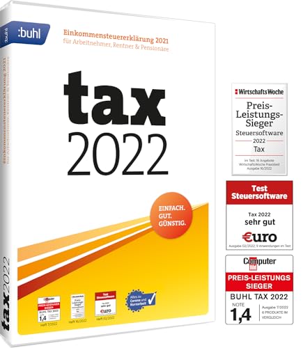Tax 2022 (für Steuerjahr 2021) | Postzustellung - Click to Buy
