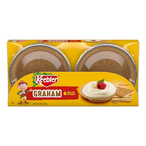 Keebler Ready Crust Mini Graham Cracker Pie Crusts, Premade Pie Crusts For Baking And No-Bake, 6 ct - Click to Buy