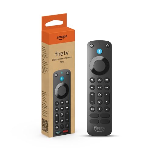 Amazon Fire TV Alexa Voice Remote Pro (newest model) with remote finder, TV controls, and backlit buttons - Click to Buy