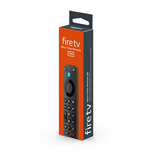 Amazon Fire TV Alexa Voice Remote Pro (newest model), includes remote finder, TV controls and backlit buttons (requires compatible Fire TV device) - Click to Buy