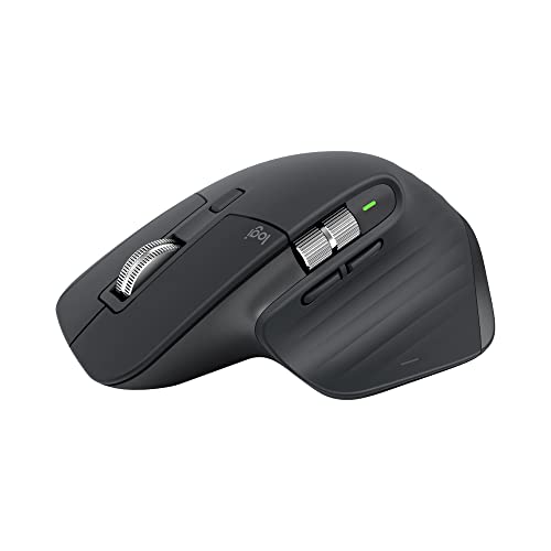 Logitech MX Master 3S Performance Wireless Mouse - Graphite With Bolt Reciever - Click to Buy