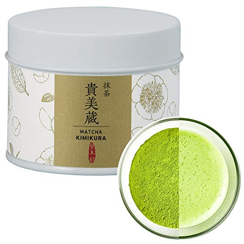Premium Ceremonial Matcha Green Tea Powder from Japan -KIMIKURA Matcha | Japanese Tea KIMIKURA (30g tin) - Click to Buy