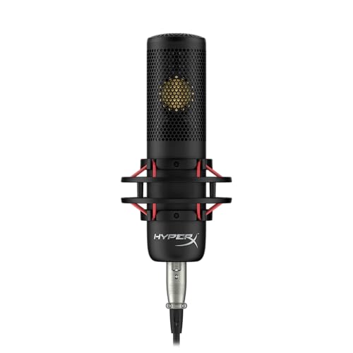 HyperX ProCast Microphone – Large Diaphragm Condenser Mic, XLR Connection