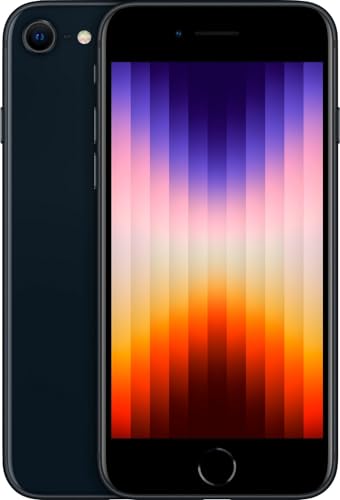 Apple iPhone SE 3rd Gen, 64GB, Midnight - Unlocked (Renewed)