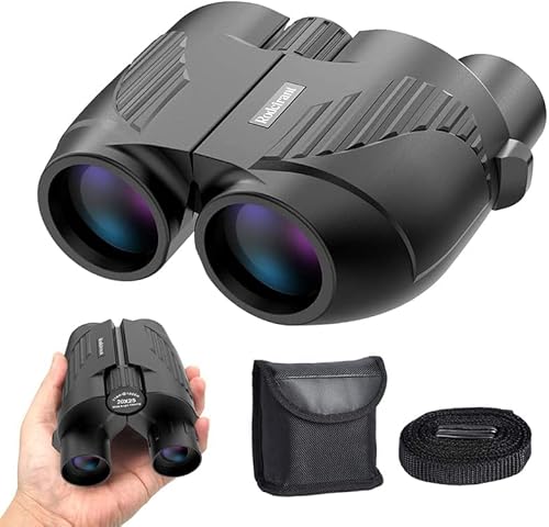 Binoculars 20x25 for Adults and Kids, High Power Easy Focus Compact Binoculars with Low Light Vision for Bird Watching and Travel - Click to Buy