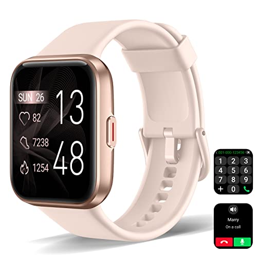 Smart Watch for Men Women [Answer/Make Call], 1.8" Touchscreen Fitness Tracker with Heart Rate Blood Oxygen Sleep Monitor Compatible with iPhone & Android, Alexa Built-in, IP68 Waterproof Watch - Click to Buy