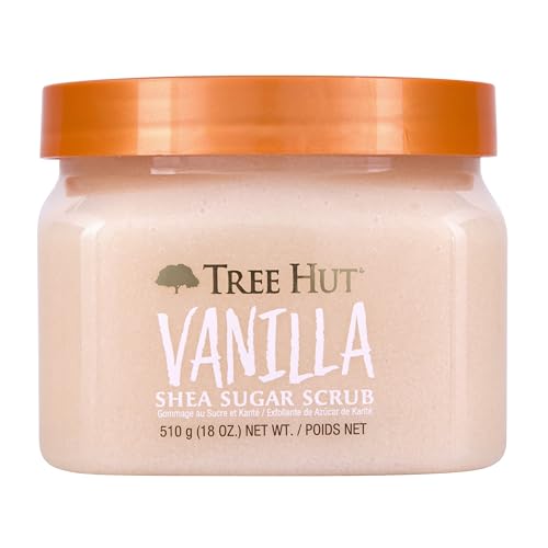 Tree Hut Vanilla Shea Sugar Exfoliating & Hydrating Body Scrub, 18 oz - Click to Buy