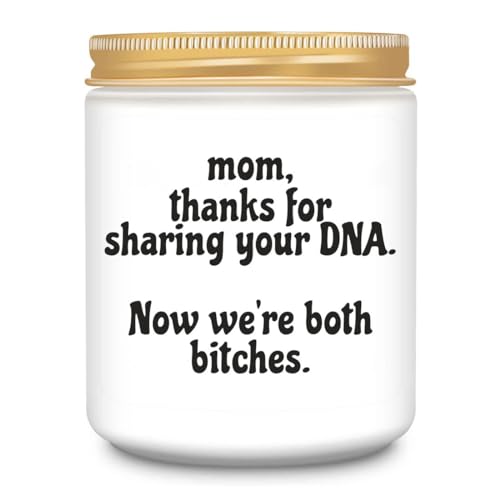 Funny Birthday Gifts for Mom,Mom Gifts from Daughter Son,Unique Mothers Day Thanksgiving Christmas Gift Lavender Scented Candles for Women - Click to Buy