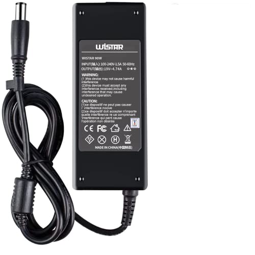 WISTAR 90W Power Cord for HP Pavilion All-in-One Desktop Charger HP 18'' 19'' 20" 21" 32" HP Pavilion (N193) 20" 23'' PC 18-5110 19-2304 20-B010 20-B013W Monitor Charger Gaming Power Supply